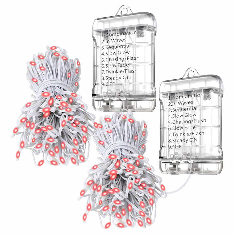 Load image into Gallery viewer, Dual electric waterproof battery case String light | 39ft | 120 bulbs | 144 pack