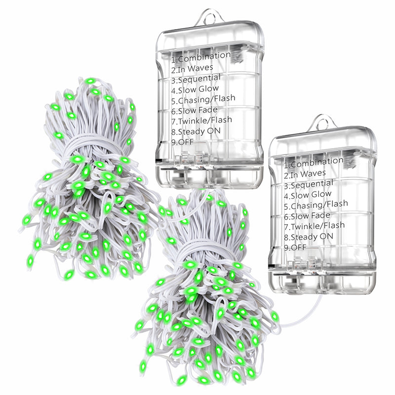 Load image into Gallery viewer, Dual electric waterproof battery case String light | 39ft | 120 bulbs | 144 pack