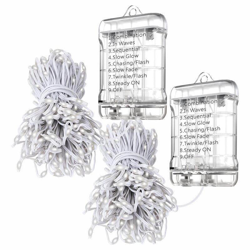Load image into Gallery viewer, Dual electric waterproof battery case String light | 39ft | 120 bulbs | 144 pack