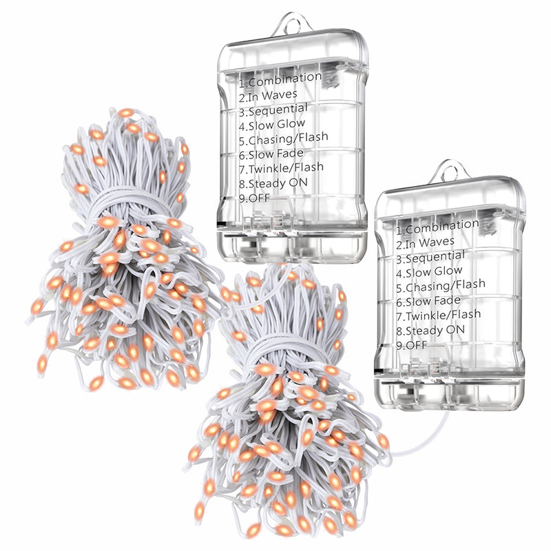 Load image into Gallery viewer, Dual electric waterproof battery case String light | 39ft | 120 bulbs | 144 pack