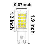 Load image into Gallery viewer, No flicker Corn bulb| Dimmable | AC120V/230V | 2.8-3.2W | G9-2835C-32LED-Ra80 | 360°Beam Angle | Wholesale supplier/bulk lamps/wholesale vendor | 100 pack
