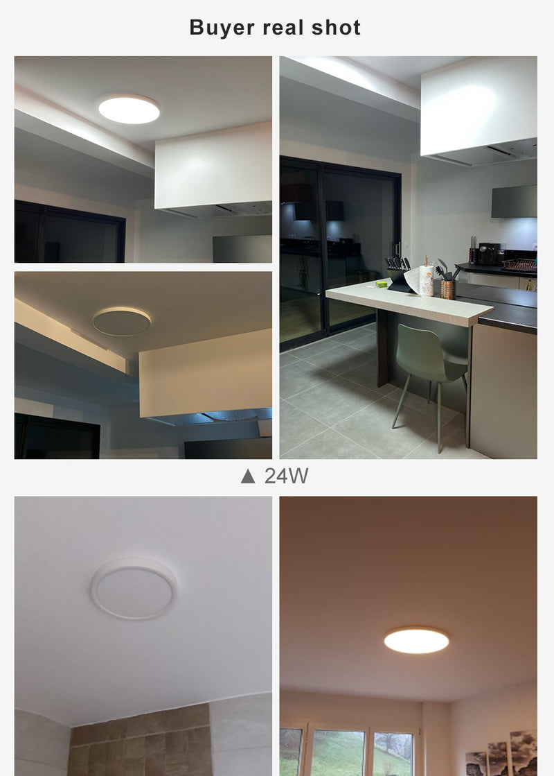 Load image into Gallery viewer, 24W  110V | Led Ultrathin Panel Light  Modern Lamp | Indoor Lighting | Fixture Kitchen Bedroom Surface Mount Panel Lamp | Wholesale supplier/bulk lamps/wholesale vendor | 20 pack
